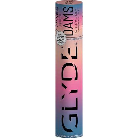 Glyde Dams (Vegan) Mixed Flavour 4 Pack